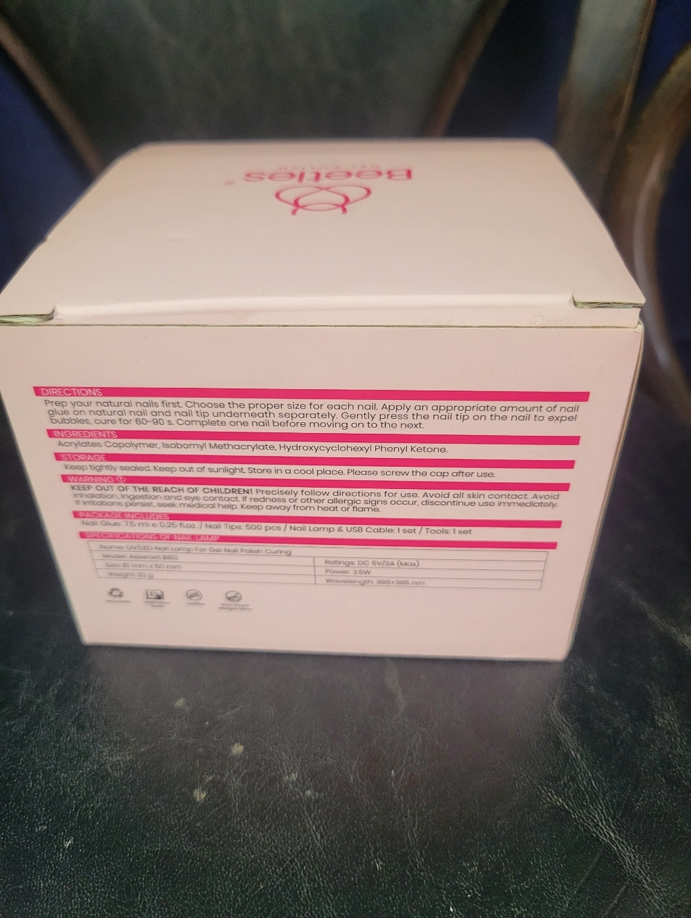 Beetles Clear Press-On Nail Tips - 10-Size Set, READ DESCRIPTION - Picture 7 of 8